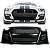 Para-choque Frontal Ford Mustang (18 - 23) Shelby GT500 ABS - Imagem 1