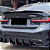 Difusor traseiro BMW 320M 330e Black Piano com Break Light M - Imagem 7