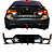 Difusor traseiro BMW 320M 330e Black Piano com Break Light M - Imagem 1