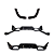 Difusor traseiro BMW Série 3 M LCI 330 320M 2023 Black Piano - Imagem 5