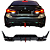 Difusor traseiro e Ponteira Dupla BMW 320M 330e Break Light - Imagem 1