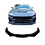 Aerofólio Frontal Ford Mustang GT 2024 Preto Metálico Saia - Imagem 2