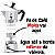 Cafeteira Italiana Bialetti Moka Express 3 Xícaras Alumínio Original Itália - Imagem 4
