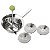 Passa Verduras Ghidini Inox C/ 3 Discos Purês Molhos Geleias - Imagem 1
