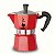 Cafeteira Italiana Bialetti Moka Express 6 Xícaras Vermelha - Imagem 1