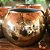 Vaso Vidro Metalizado-15x18 cm-Decoração de festas - Imagem 3