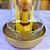 Porta Velas Alumínio Dourado para Castiçal Donzela - Imagem 2