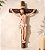 Crucifixo Resina Jesus Cruz Resina Luxo Feito a mão - Imagem 2
