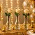 Conjunto Vasos Decoração Festa Mesa de Convidados 6 Peças Modelo Roma - Imagem 1