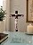 Crucifixo Resina Jesus Cruz Vidro Blindex Decoração Igreja Mesa - Imagem 2