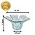 Castiçal Vidro 12x7,5 cm Modelo Flor Decoração Cerimônia Spa Festas - Imagem 3