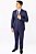 Terno Slim Poliviscose Cor Azul Marinho - Imagem 1