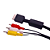 Cabo AV Áudio e Vídeo componentes RCA para PS1 PS2 e PS3 - Imagem 3