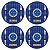 Kit 4 Bolachas Porto Copos Cruzeiro - Imagem 1