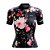 CAMISA BIKE FLOWER - PRETO - Imagem 1