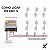 1000 Módulos de Led Coreano 3 Leds 12v 1,5w 8000k Lente 160° Blindado - Imagem 6