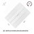 Espatula Silicone Exfak Transparente Envelopamento Aplicação de Adesivos - Imagem 3