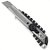 Kit 5 Estilete Profissional Largo 18mm Em Metal Resistente Uso Geral - Imagem 5