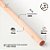 Cabo Madeira Banner Bastão Artesanato 23mm X 110cm - Fardo 36 Unidades - Imagem 3