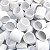 100 Ponteira Para Banner Branca 19mm 3/4 Faixas Acabamento - Imagem 3