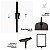 Pedestal Porta Preço Cartaz A4 Oferta Display Regulagem - Imagem 4