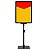Pedestal Porta Preço Cartaz A4 Oferta Display Regulagem - Imagem 1