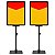 Kit 2 Pedestais Porta Preço Cartaz A4 Oferta Display Regulagem - Imagem 1
