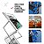 Porta Revista Folder Folha A4 Display Sanfonado Alumínio Retrátil Z - Imagem 2