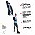 Mochila Banner Wind Flag Bandeira Promocional Display 1,40m - Imagem 6