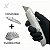 Estilete Metal Trapezoidal 18mm Profissional Com 10 Lâminas KIT - Imagem 4