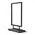 Totem Promocional Portátil Expositor Dupla Face 120x70 Display Oferta Sem Placa - Imagem 1