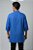Bata Camisa Masculina Estilo Indiano Azul - Imagem 2