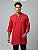 Bata Camisa Masculina Estilo Indiano Vermelha - Imagem 1