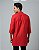 Bata Camisa Masculina Estilo Indiano Vermelha - Imagem 2