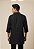 Bata Camisa Masculina Estilo Indiano Preta - Imagem 3