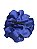 Flor de Cabelo De Cetim Azul Escuro Com Presilha - Imagem 2