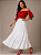 Saia Branca Boho com Detalhes em Renda: Estilo Casual e Perfeito para a Umbanda! - Imagem 9