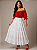 Saia Branca Boho com Detalhes em Renda: Estilo Casual e Perfeito para a Umbanda! - Imagem 11