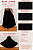Saia Preta com detalhes em Renda: Versatilidade para a Moda Casual e Umbanda! - Imagem 4