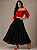 Saia Preta com detalhes em Renda: Versatilidade para a Moda Casual e Umbanda! - Imagem 1