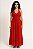 Vestido Longo Modelo Luxo Rendado Moda Indiana - Imagem 2