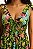 Vestido Longo Modelo Luxo Toque de Seda Moda Indiana Estampado - Imagem 2