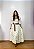 Saia longa boho chic estilo com 10 metros de roda Branco e Preto - Imagem 5