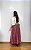 Saia longa boho chic estilo com 10 metros de roda Bôrdo - Imagem 2