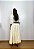 Saia longa boho chic estilo com 10 metros de roda Branco e Amarelo - Imagem 2