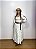 Saia longa boho chic estilo com 10 metros de roda Branco com Azul - Imagem 5