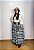Saia Longa Estilo Boho Chic Moda Cowboy Modelo Luxo - Imagem 1