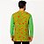 Camisa Cigana Cowboy Moda Luxo Verde Estampada - Imagem 2