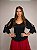 Blusa Estilo Ciganinha com Manga 3/4 Moda Cigana - Imagem 1