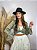 Chapéu Country Vaqueira Rodeio Sertanejo Cowgirl Preto - Imagem 3